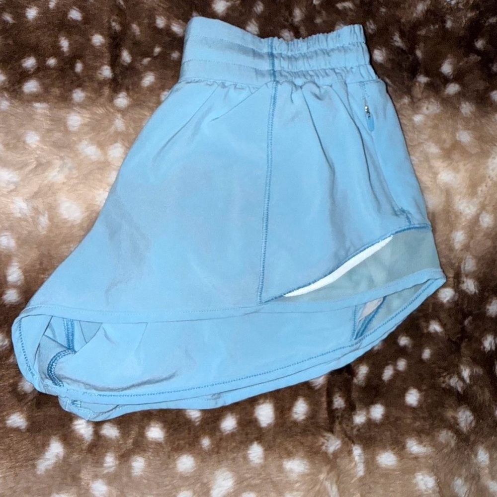 lululemon athletica Sky Blue Athletic Skort Shorts